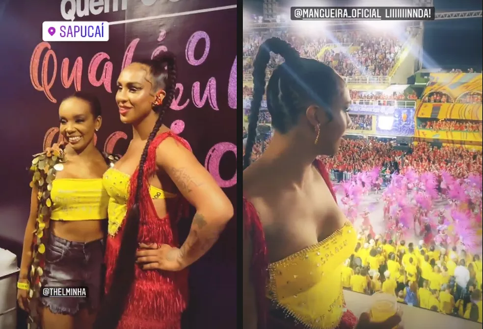 Fora do BBB 22, ex-BBBs curtem o Carnaval em camarote na Sapucaí - Foto: Instagram / Divulgação