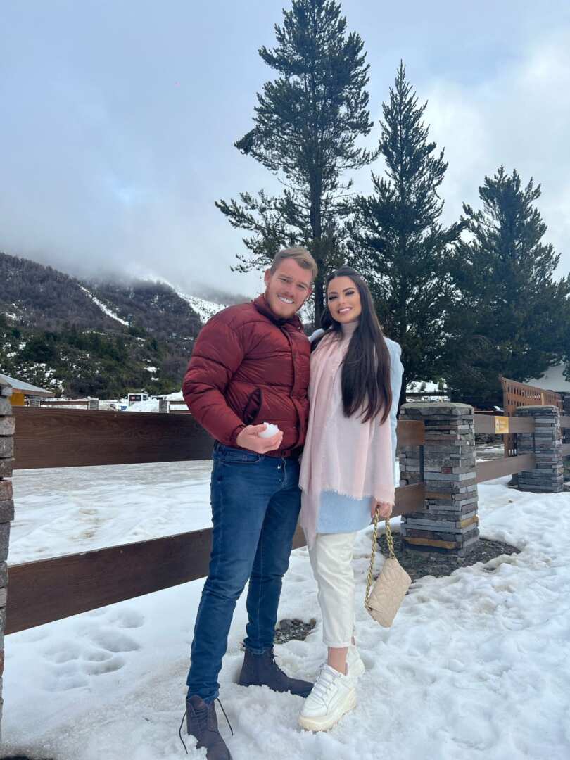 Casal de influenciadores Ivan Moniz e Victoria Villarim passam o dia dos namorados em Bariloche - Foto: Acervo Pessoal / Divulgação