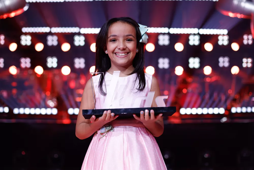 Isis Testa é a campeão do 'The Voice Kids' — Foto: Victor Pollak/Gshow