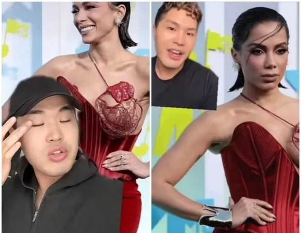 Tik toker pede desculpas a Anitta após dizer que tom da pele da cantora não combinava com vestido de grife (Foto: Tik Tok)