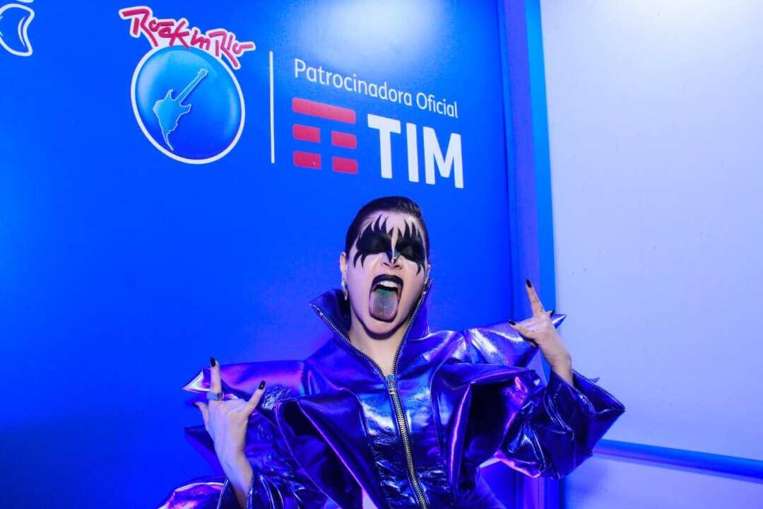 Influencer GKay prestigiou o Camarote TIM no Rock in Rio - Fotos: Wallace Barbosa/RT 