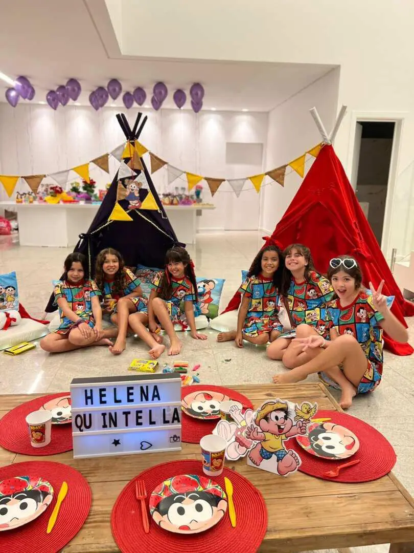 Helena Quintella Comemora Seus 10 Anos Com Festa Do Pijama Da Turma Da Mônica 6 Helena Quintella