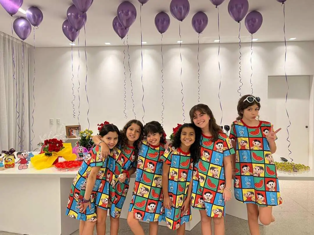 Helena Quintella Comemora Seus 10 Anos Com Festa Do Pijama Da Turma Da Mônica 5 Helena Quintella