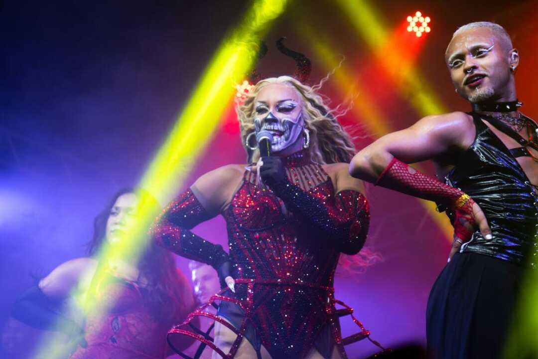 Glória Groove se apresenta em festa de Halloween em SP - Foto: Patrícia Devoraes/ Brazil News