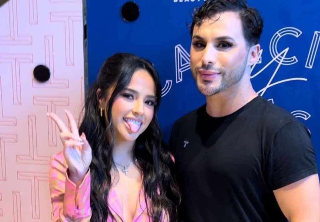 Agustin Fernandez Encontra Becky G Na Flórida - Foto: Acervo Pessoal