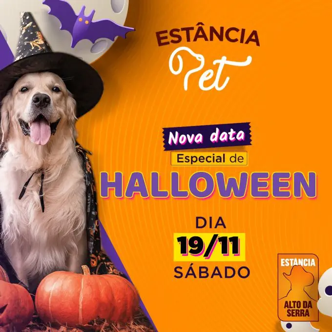 Chegou O Grande Dia Do Estância Pet Especial Halloween! 3 Estância Pet Especial Halloween
