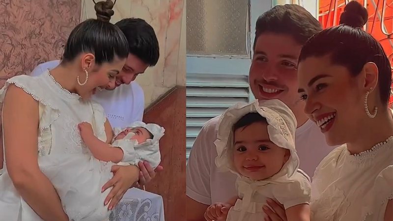 Vivian Amorim mostra detalhes do batizado da filha de 10 meses: “Emocionante!” - Foto: Reprodução / Instagram