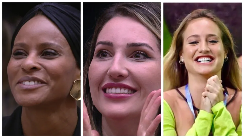 Aline, Amanda e Bruna estão grande na final do Big Brother Brasil 23