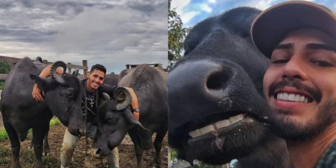Tiktoker dono da capivara Filó, Agenor Tupinambá, tem criação de búfalos em área invadida - Foto: Instagram