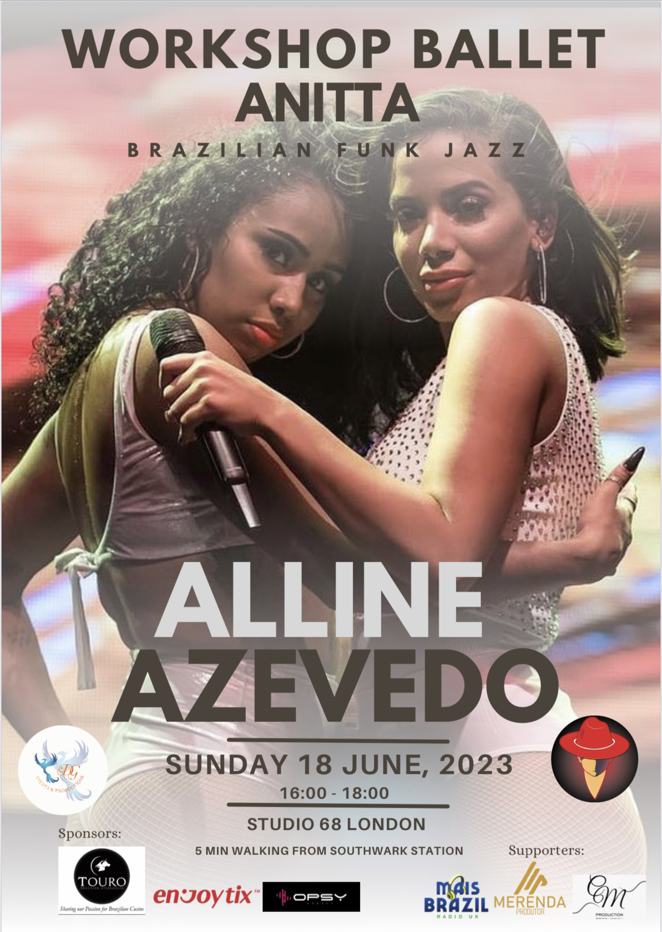 Alline Azevedo e Anitta - Foto: Reprodução