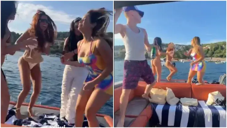 Anitta, Lexa, Juliette e amigos na Croácia – Foto: Instagram @julianofloss