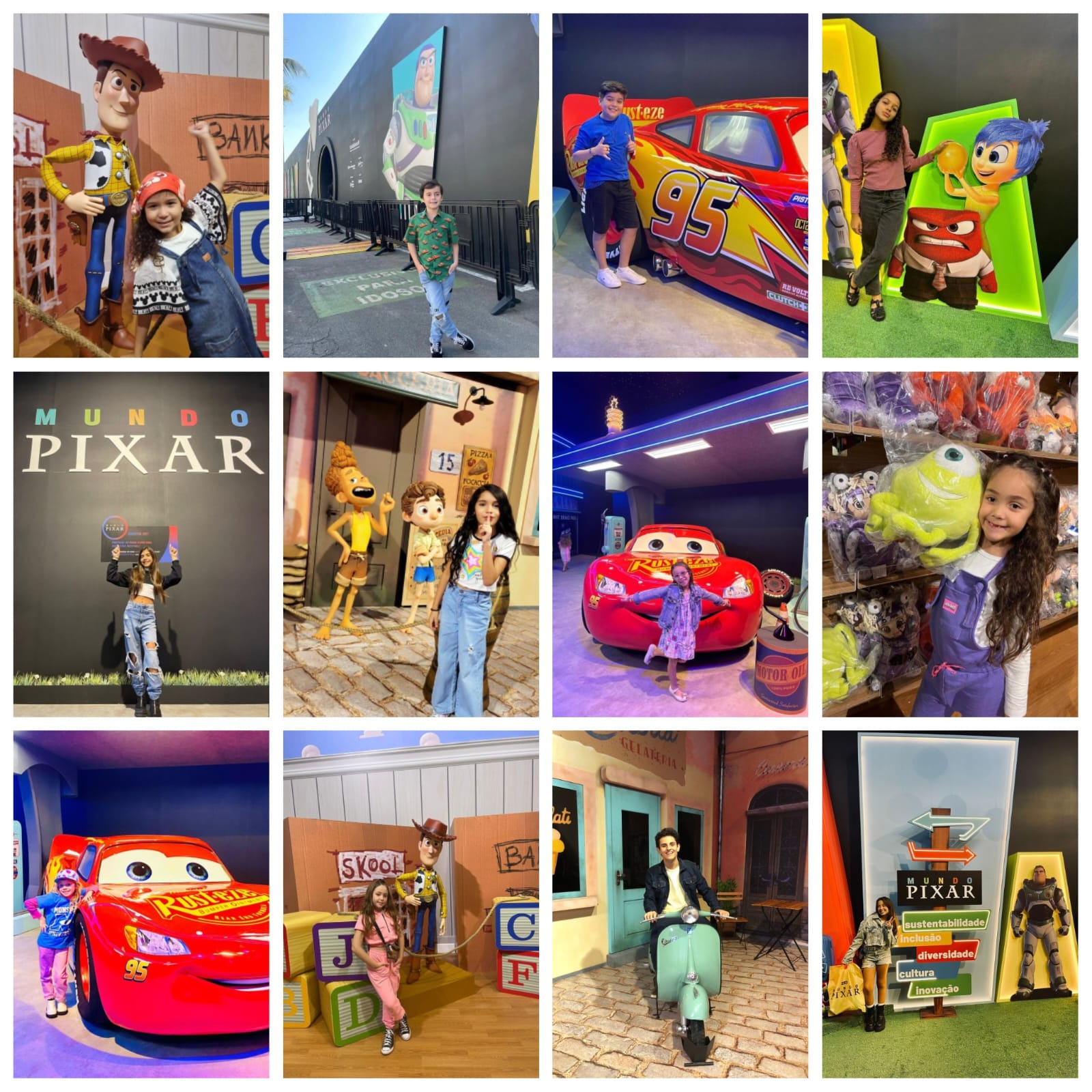 Diversão: Atores Mirins Prestigiam Evento “O Mundo Pixar”, No Rio De Janeiro