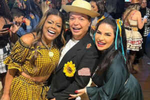 David Brazil recebe famosos em festa julina em sua nova mansão em Mangaratiba