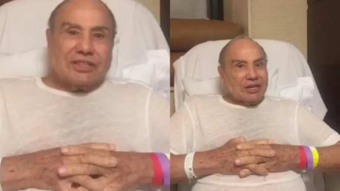 Stênio Garcia surge revoltado em vídeo gravado no hospital: 