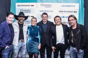 Lucas Lucco com Edson & Hudson e Gian & Giovani, em show promovido por Cesar Marchetti