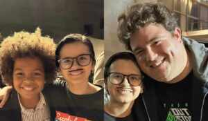 Matheus Dantas Recebe Visitas de Amigos Famosos na Estreia de Musical Famoso, no RJ