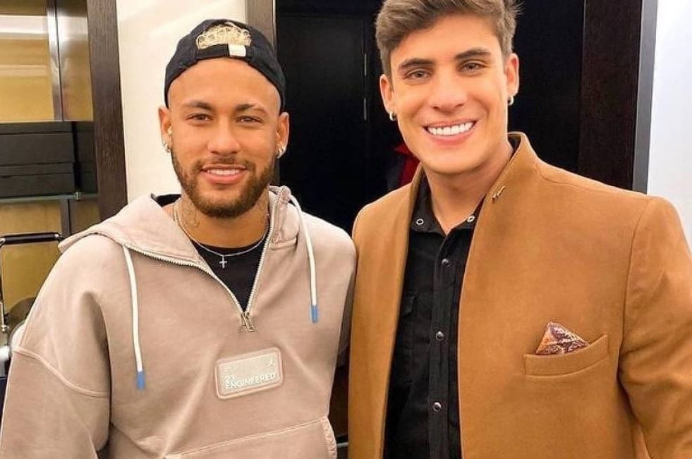 Neymar e Tiago Ramos - Foto Reprodução Redes Sociais