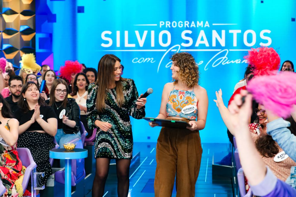 Programa Silvio Santos com Patricia Abravanel - Foto: Gabriel Cardoso / SBT