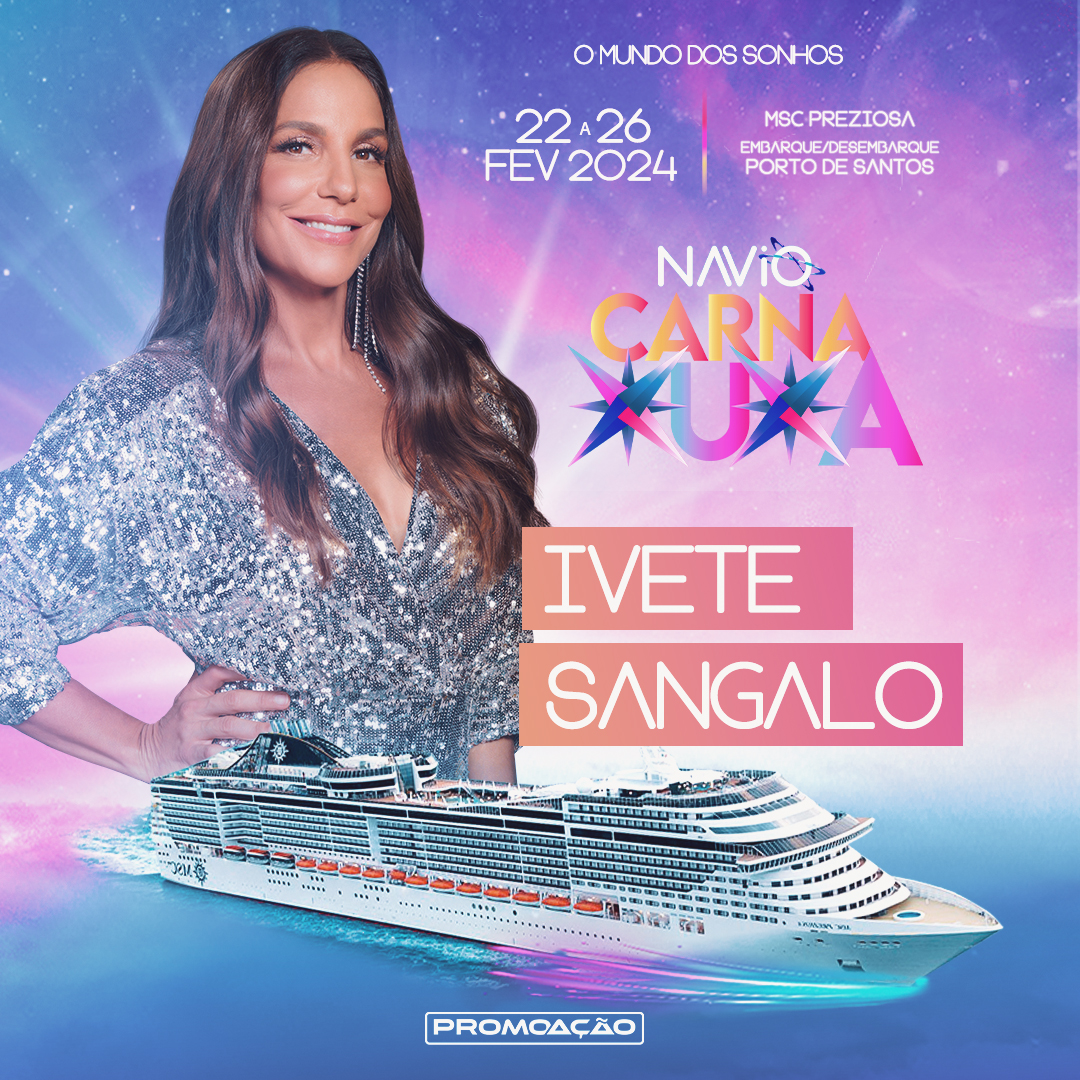 Encontro de rainhas: Ivete Sangalo é a primeira atração confirmada no navio Carna Xuxa