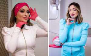 Dentista e influenciadora Dra. Ana Justino lança linha de jalecos em colaboração com a marca Rute Falco