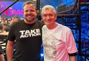 Wagner Nolasco registra encontro com  Serginho Groisman