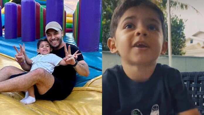 Filho de Marília Mendonça encanta internet com vídeo de aniversário do pai: 