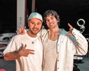 Influenciador Nivaldo marca presença em festa de aniversário de Fiuk