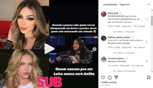 Melody detona Luísa Sonza e diz que cantora é sombra de Anitta