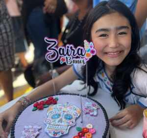 Zaira Harue: A linda Trapaça do SBT, celebra seu aniversário ao estilo Dia de Los Muertos