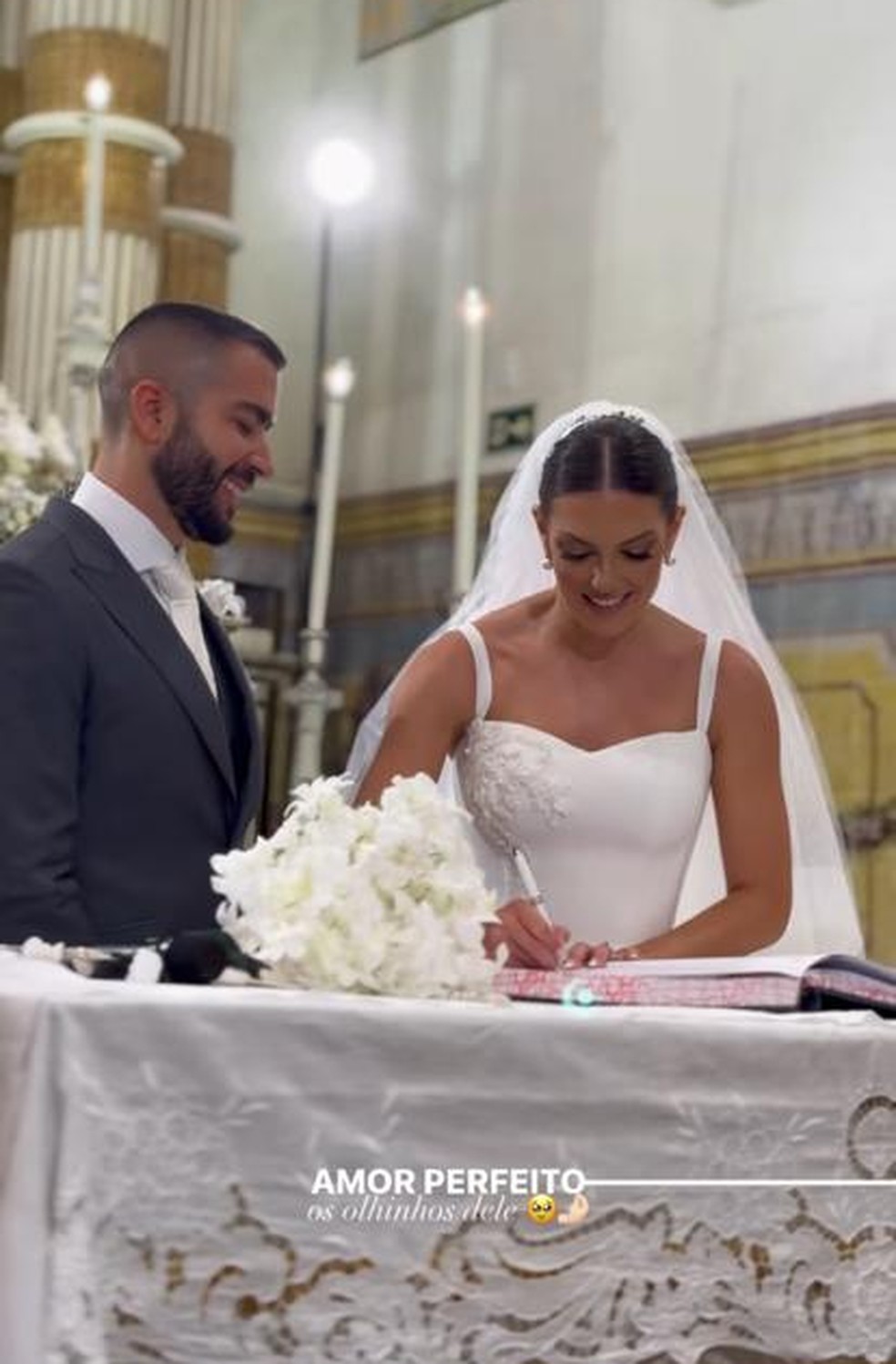 Rafa Marques, filho de Bell Marques, se casa com Pati Guerra — Foto: Reprodução/Instagram