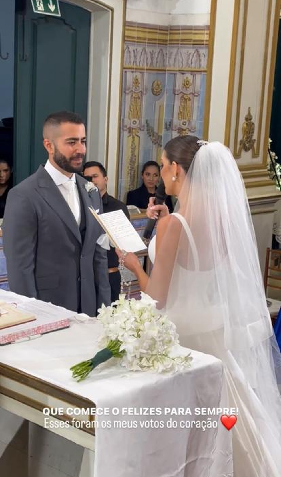 Rafa Marques, filho de Bell Marques, se casa com Pati Guerra — Foto: Reprodução/Instagram