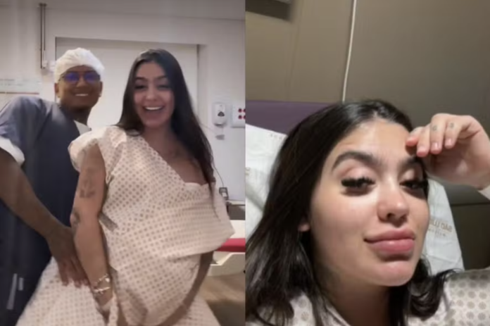MC Mirella se prepara para dar à luz à primeira filha com Dynho Alves — Foto: Reprodução/Instagram