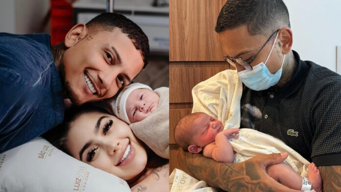 MC Mirella se declara para Dynho Alves na maternidade: “Companheiro incrível” - Foto: Instagram