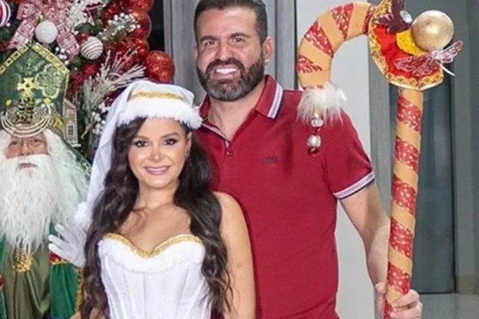 Maraisa e Fernando Mocó reatam noivado e passam Natal juntinhos