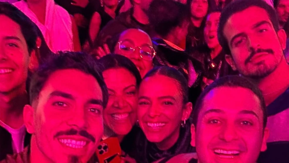 Ex-namorados, Bruna Marquezine e Enzo Celulari curtiram o The Town juntos — Foto: Instagram