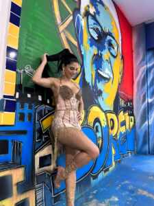 Neta de Português, Thatiana Rabelo se prepara para estrear na Unidos da Tijuca em 2024