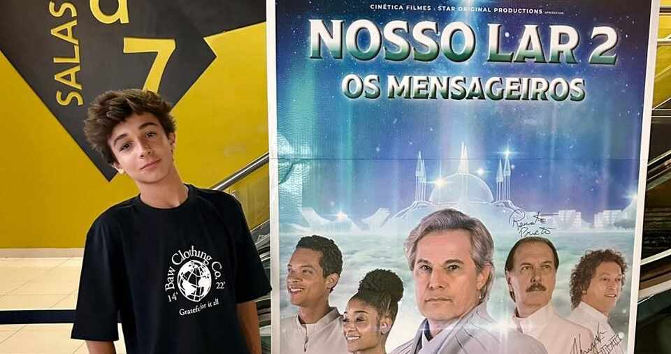 Thales Miranda celebra personagem no filme “Nosso Lar 2 – Os Mensageiros”; confira!