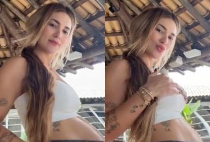 Grávida, Virginia Fonseca usa filtro que simula barriga de gestação: 'Daqui uns meses'