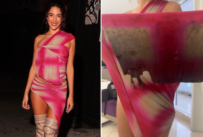 Marina Sena mostra vestido destruído após curtir festa de Anitta; assista
