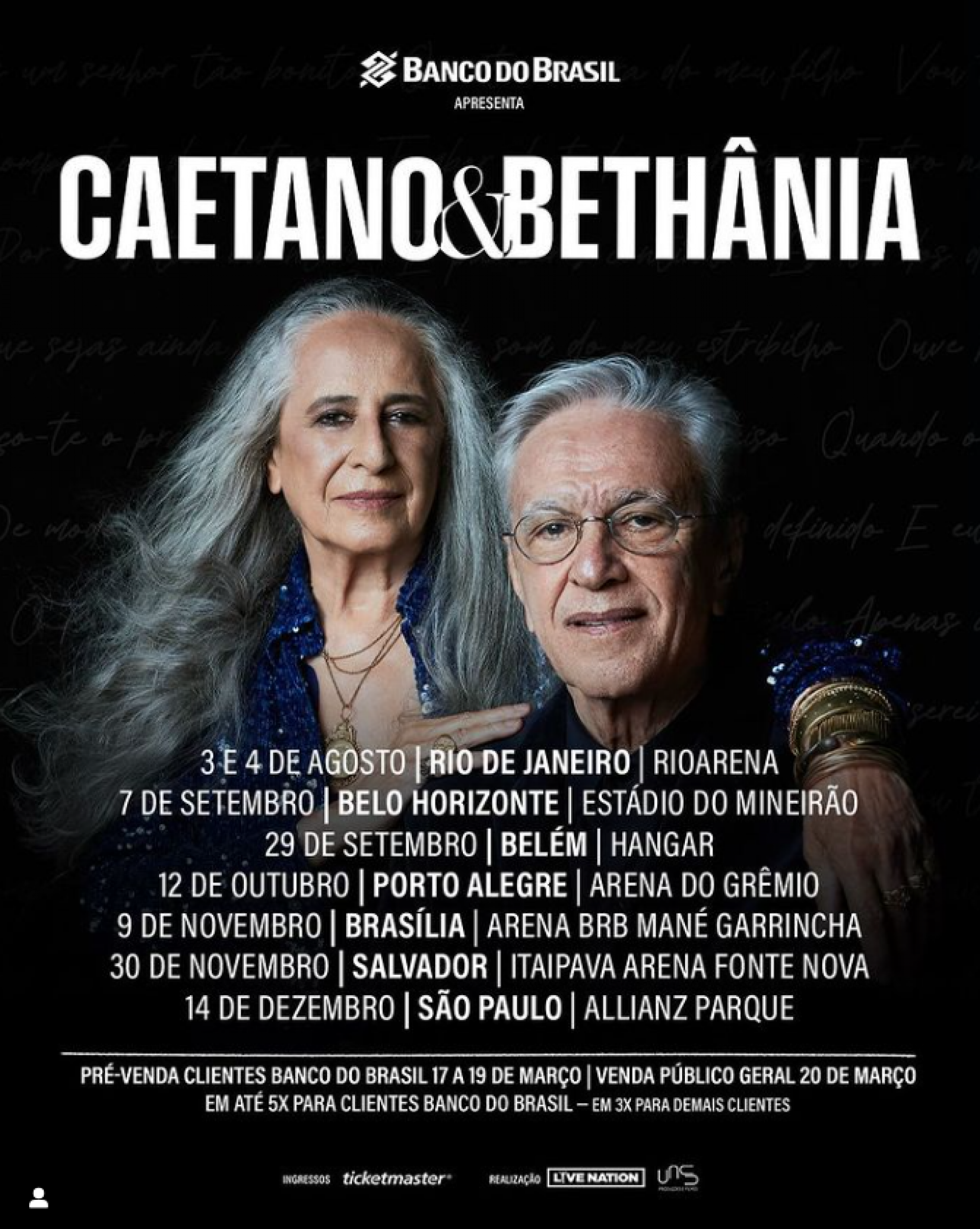 Turnê Caetano Veloso E Maria Bethânia: O Que Esperar Dos Shows Anunciados Pelos Artistas