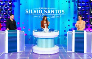 Patricia Abravanel recebe Murilo Huff e Gabriela Versiani no Programa Silvio Santos