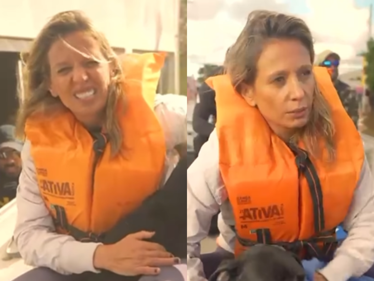 Luisa Mell durante resgates no Rio Grande do Sul - Reprodução/Instagram
