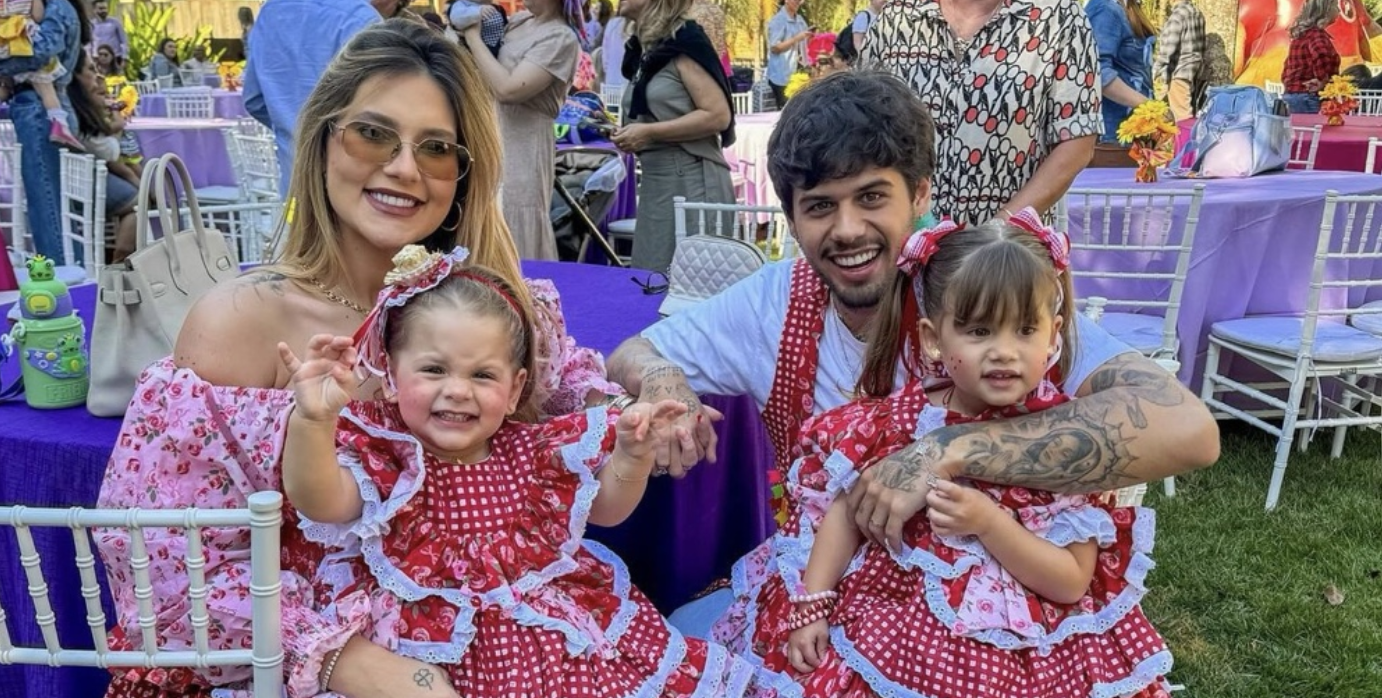 Primeira Festa Junina em família com Zé Felipe e Virgínia Fonseca encanta seguidores