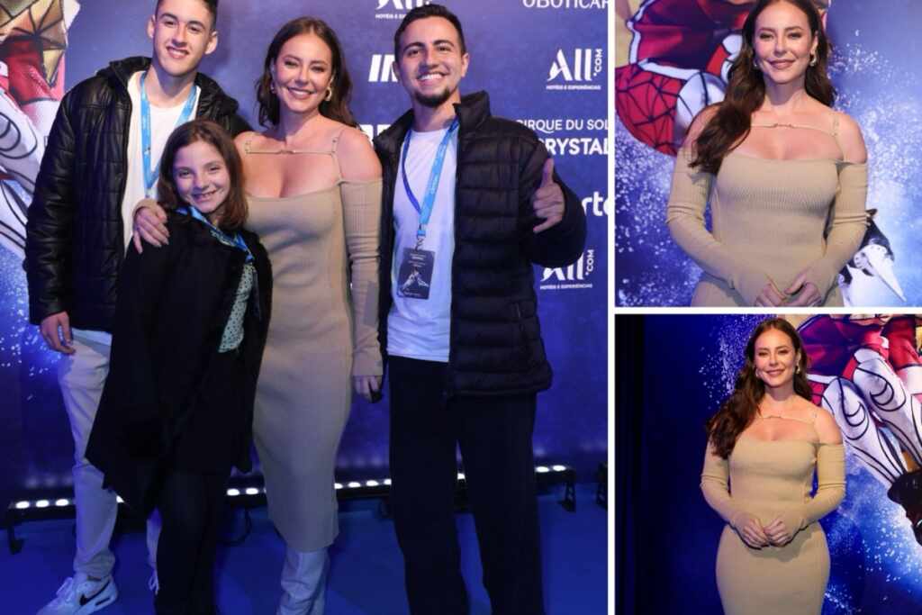 Paola Oliveira Leva Afilhados Ao Cirque Du Soleil Egobrazil