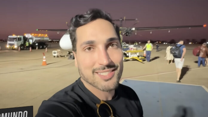 Youtuber fez vídeo sobre modelo de avião que caiu em Vinhedo