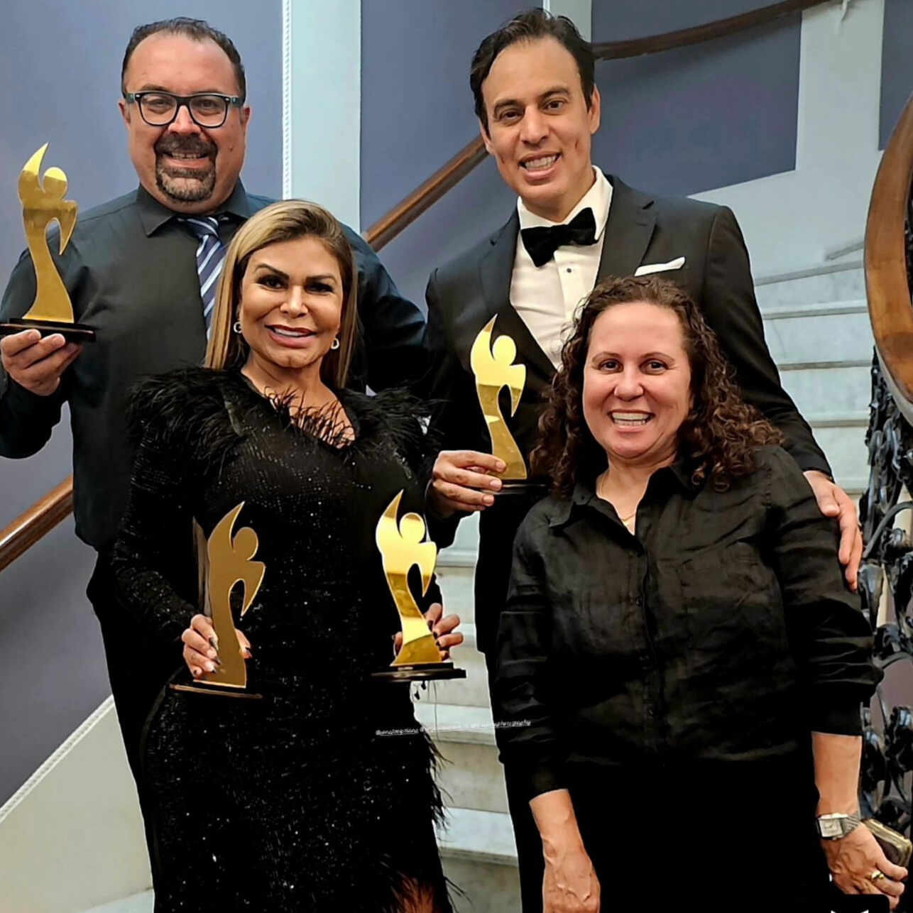 Renato Cipriano, Tácito Cury, Rogéria Souza e Rose Lima - Crédito da foto: @roselimaphotography