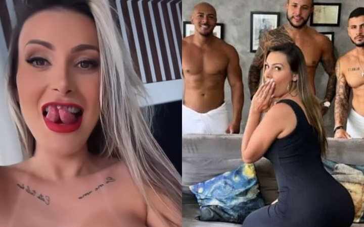Andressa Urach atinge R$ 3 milhões com nudes e comemora