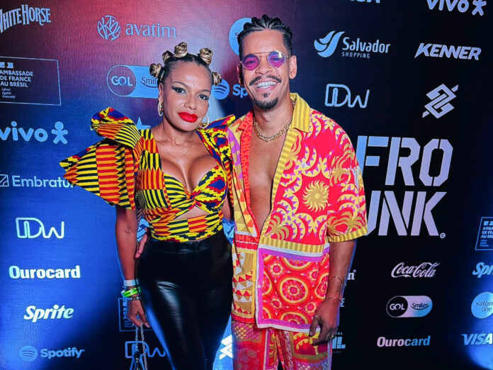 Quitéria Chagas e Felipe Velozo - Festival Afropunk Brasil, na Bahia - Foto: Brazil News