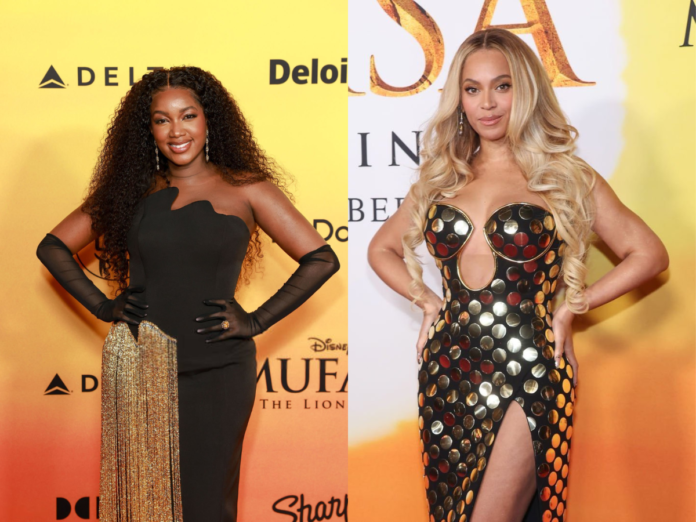 Iza encontra Beyoncé na première de 