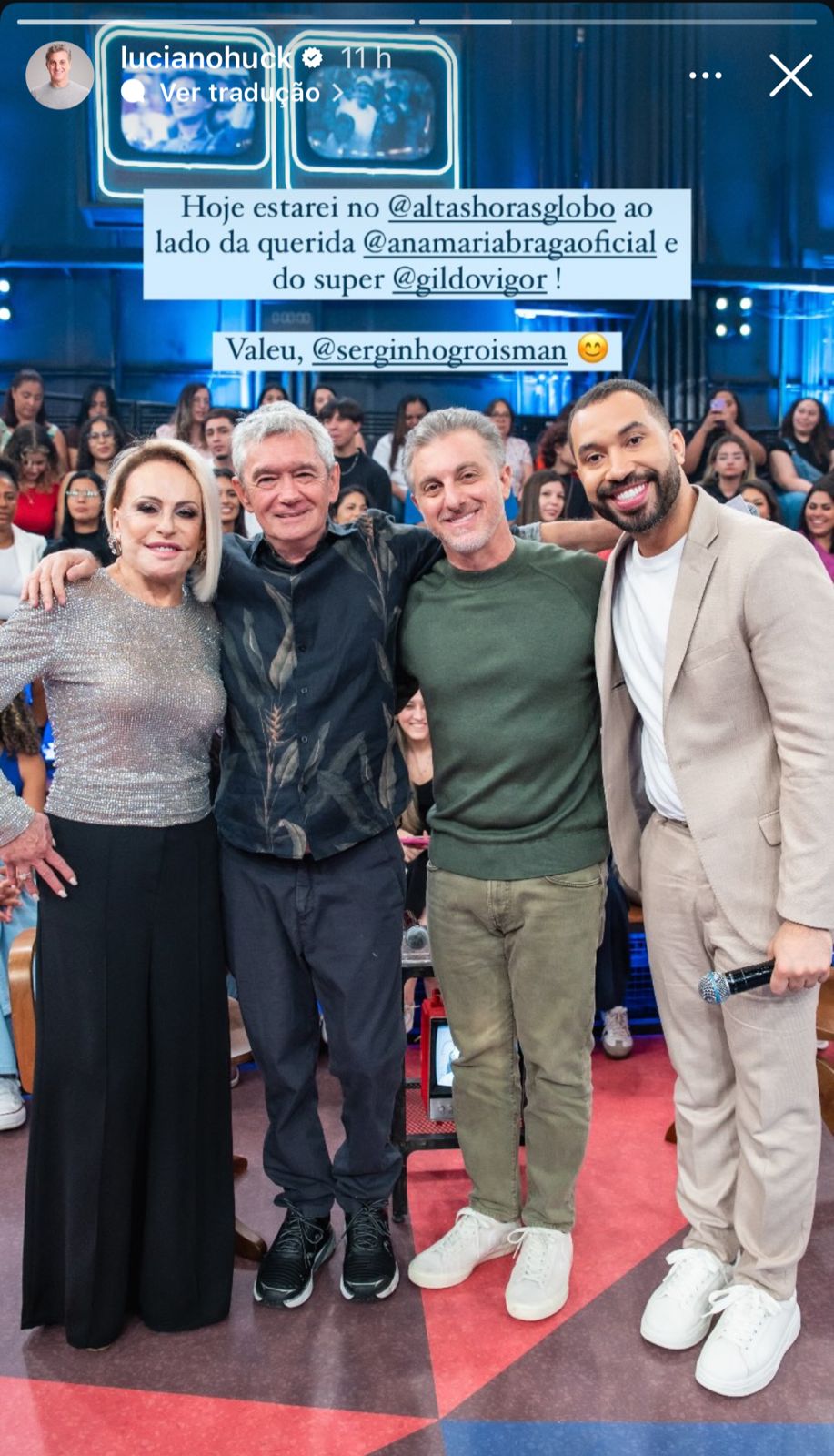 Luciano Huck - Reprodução/Globo